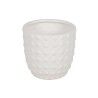 Set of Planters White 37 x 37 x 35,5 cm (3 Units)