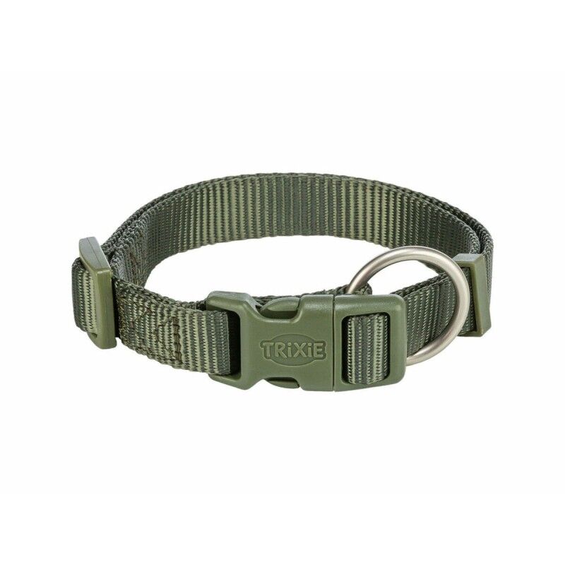 Dog collar Trixie Premium Green Olive S/M 30-45 cm