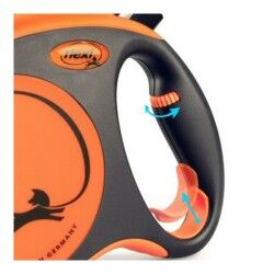 Guinzaglio per Cani Flexi XTREME 5 m Arancio Taglia L