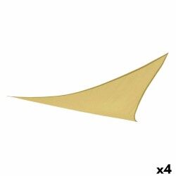 Awning Aktive Triangular Cream 500 x 0,3 x 500 cm (4 Units)