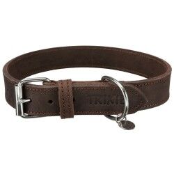 Dog collar Trixie Rustic Dark brown L 48-56 cm