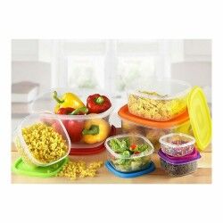 Set di scatole porta pranzo Privilege Multicolore 3 L 7 Pezzi 12 Unità