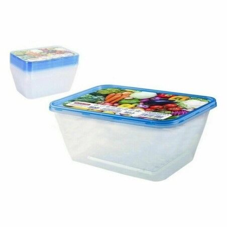 Set di 8 scatole porta pranzo Privilege Multicolore 1 L 24 Unità