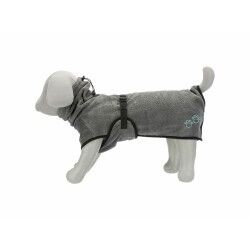 Dog bathrobe Trixie Grey M