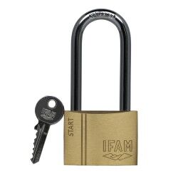 Key padlock IFAM SR50AL Brass Length