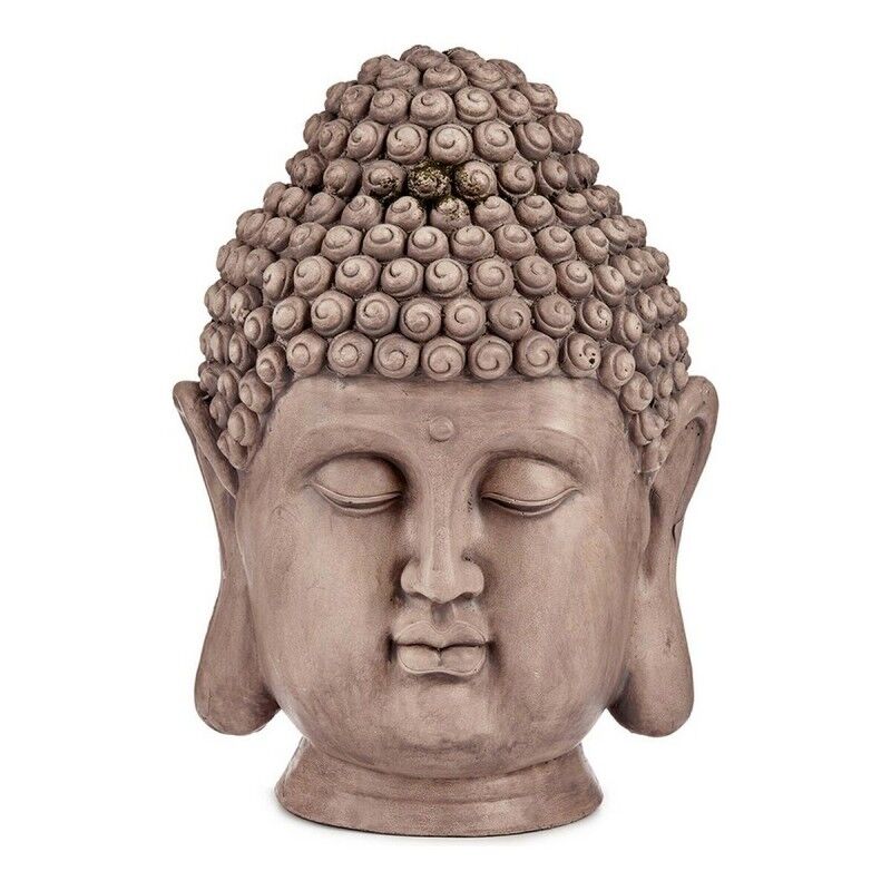 Decorative Garden Figure Ibergarden CC20431 Grey Polyresin 31,5 x 50,5 x 35 cm Head Buddha