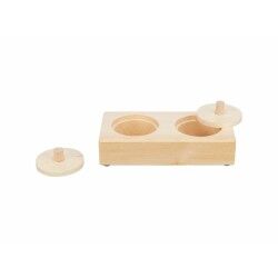 2-In-1 Treat Dispenser Toy for Pets Trixie Wood 14 × 3 × 7 CM