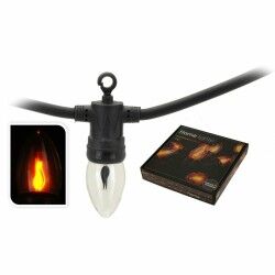 Ghirlanda di Luci LED Lifetime 5,1 m 1,5 m Nero Effetto fiamma