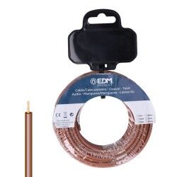 Single Core Electric Cable EDM 28584 Brown 20 m h07z1-k