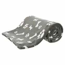 Coperta per Animali Domestici Trixie Kenny Grigio Poliestere 15 × 1 CM