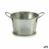 Planter Ibergarden F60325-B Silver Zinc Bucket 17,8 x 8 x 12,3 cm (72 Units)