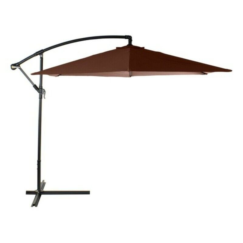 Parasol DKD Home Decor MB-166676 Brown Multicolour Steel Metal/Plastic 300 x 300 x 250 cm