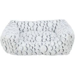 Letto per Cani Trixie Mila Bianco Grigio 50 × 40 cm