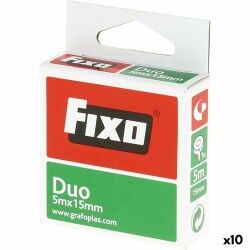 Double Sided Tape Fixo 15 mm x 5 m (10 Units)