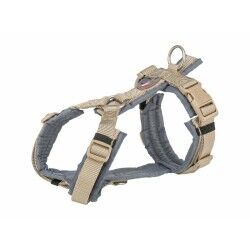 Dog Harness Trixie Premium Trekking Graphite Sand S/M