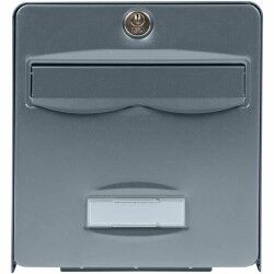 Letterbox Burg-Wachter Balthazar Anthracite Galvanised Steel 36,5 x 28 x 31 cm