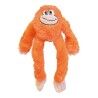 Peluche per cani Gloria Kikazaru 11 x 44 x 45 cm Scimmia Arancio