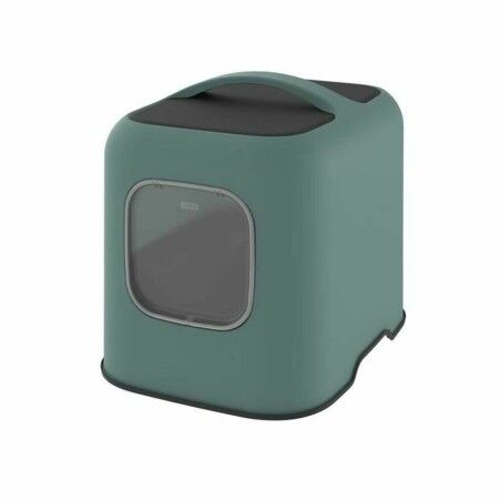 Cat Litter Box Rotho My Pet MISTLETOE Green Plastic