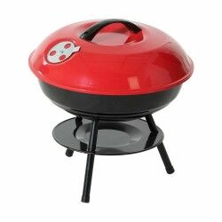 Barbecue Portatile 35,5 x 37 cm Acciaio inossidabile Rosso/Nero (Ricondizionati B)