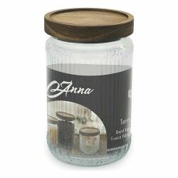 Jar Anna Glass 950 ml 10 x 16 cm (12 Units)