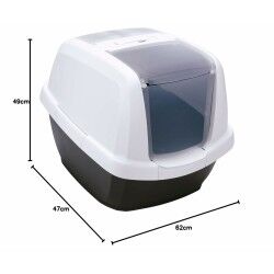 Cat Litter Box IMAC Blue White 62 x 47,5 x 49,5 cm