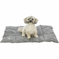 Pet blanket Trixie Leni Grey Suede 80 × 60 cm