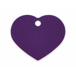 Identification plate Imarc Heart Lilac