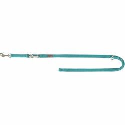 Guinzaglio regolabile per cane Trixie Premium Azzurro Chiaro M/L