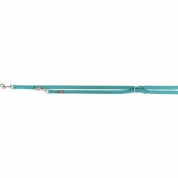 Guinzaglio regolabile per cane Trixie Premium Azzurro Chiaro M/L