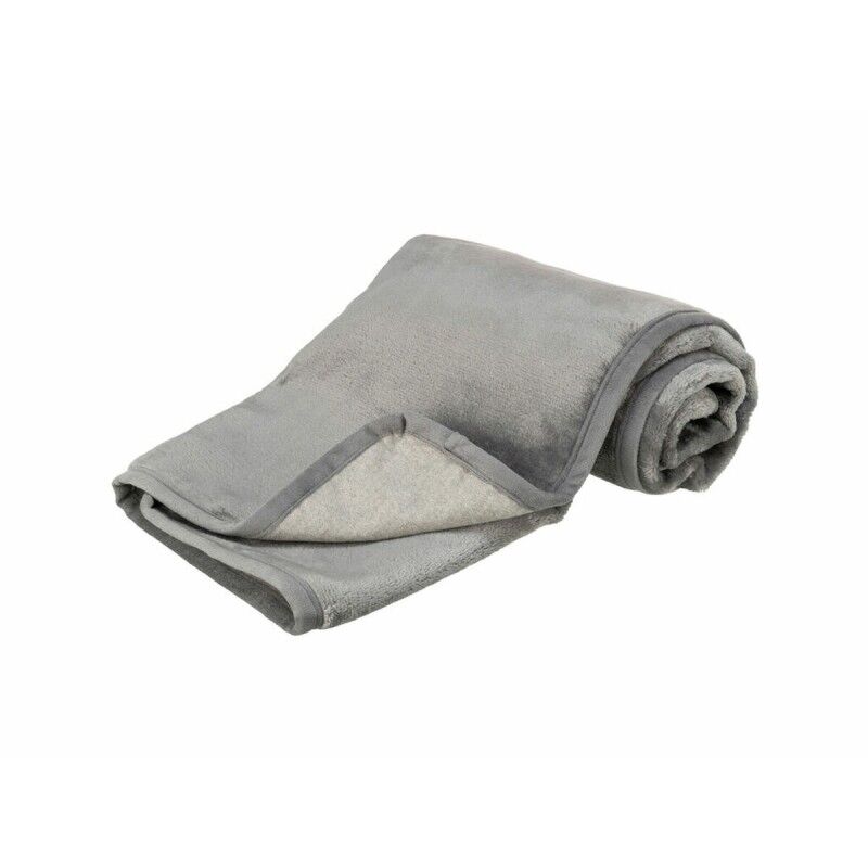 Coperta per Animali Domestici Trixie Levy Grigio Poliestere Stoffa 140 × 90 CM