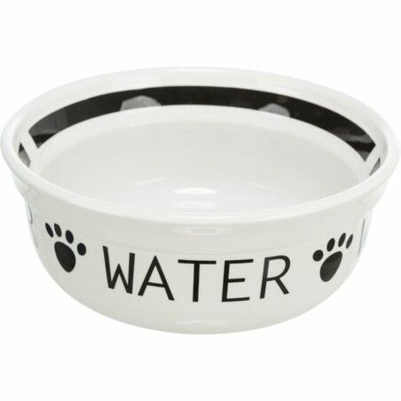 Pet feeding dish Trixie White Black 2,6 L