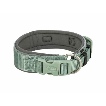 Dog collar Trixie Premium Green Graphite L 46-55 cm