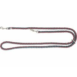 Dog Lead Trixie Blue Red L/XL 2 m