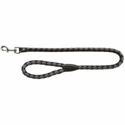 Dog Lead Trixie Black Silver 1 m L/XL