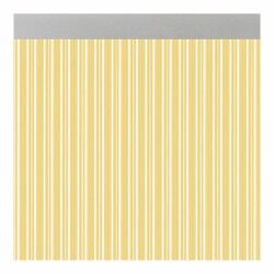 Curtain Acudam Ferrara Doors Yellow Transparent Exterior PVC Aluminium 90 x 210 cm