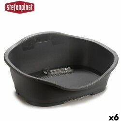 Letto per animali domestici Stefanplast 97621 Grigio Plastica 68 x 27,5 x 49 cm 6 Unità