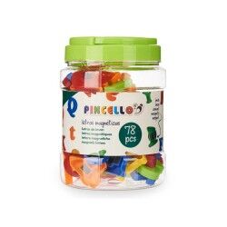 Lettere Pincello MA7797-78 Plastica Calamita Multicolore