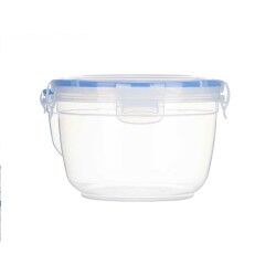 Hermetic Lunch Box Leknes 30512 Transparent polypropylene Cylinder 1,2 L 15,5 x 10,5 x 15,5 cm (12 Units)