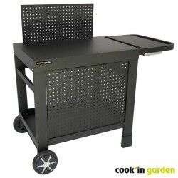 Carrello da Giardino Cook'in Garden Reva 110 Premium Nero Acciaio 108 x 55 cm Giardino