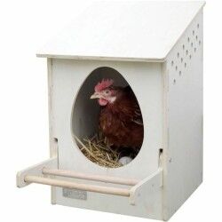 Nest Kerbl White Wood 51 x 34 x 53 cm Chicken