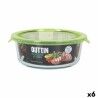 Lunch box Quttin Green 900 ml 19 x 18 x 7 cm (6 Units)