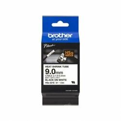 Kit Guaina Termorestringente Brother HSE221E 9 mm 1,5 m Nero/Bianco