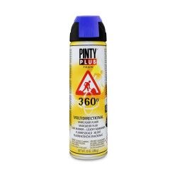 Vernice spray Pintyplus Tech T118 360º Azzurro 500 ml