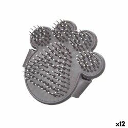 Spazzola per Cani Mascow 336 Grigio 10,5 x 10 x 3 cm (12 Unità)