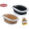 Cat Litter Box Stefanplast PR403Q Beige Anthracite Plastic 38,5 x 17 x 58 cm (36 Units)