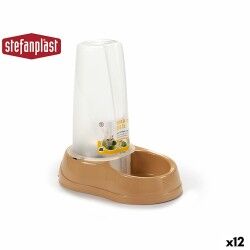 Ciotola per animali domestici Stefanplast 04093 Beige Plastica 650 ml 12 x 19,5 x 19 cm (12 Unità)