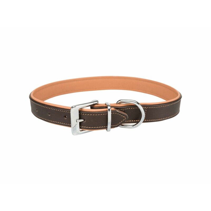 Dog collar Trixie Brown Light brown L/XL