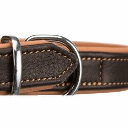 Dog collar Trixie Brown Light brown L/XL