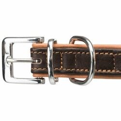 Dog collar Trixie Brown Light brown L/XL