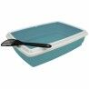 Cat Litter Box Aimé Blue Plastic 54 x 40 x 14 cm